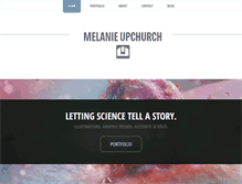 Tablet Screenshot of melanieupchurch.com